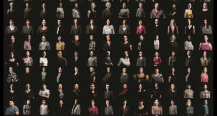 Photos des portraits de l'exposition Décollons les étiquettes © Regis Dondain