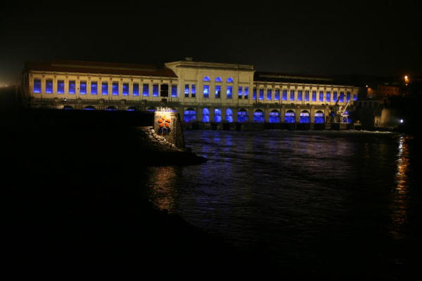 L'usine hydroélectrique de Cusset