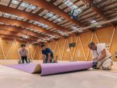 changement sols complexe sportif des Brosses